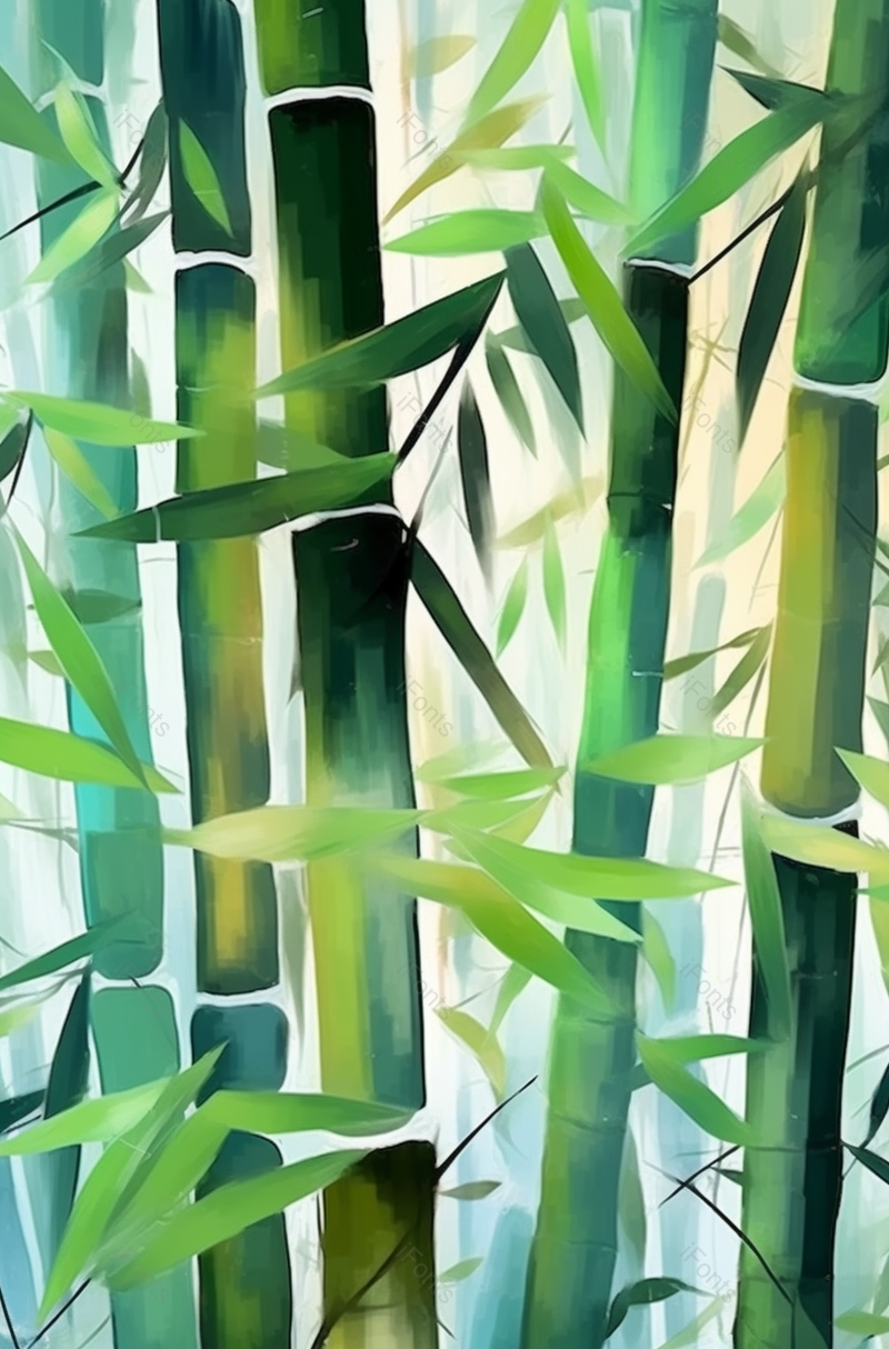 绿色竹子竹林自然中国风插画背景,插画/手绘图,插画/手绘图库,插画/手绘图下载,插画/手绘
